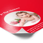 Impression Photo Budget Babys Premier Modèle de Noël Invitations (Coin)