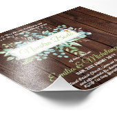 Impression Photo BUDGET Nuestra Boda Espagnol Mariage de verdure (Coin)