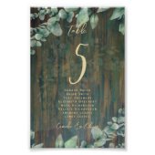 Impression Photo BUDGET Numéro de tableau Siège RUSTIQUE Végétation (Devant)