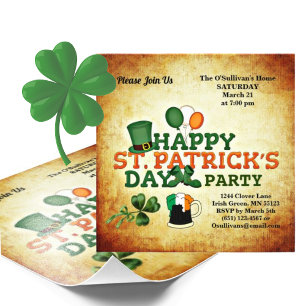 Impression Photo Budget St Patrick's Day Party Vintage