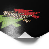 Impression Photo Buffalo Plaid Joyeux Arbre de Noël Famille Corresp (Coin)