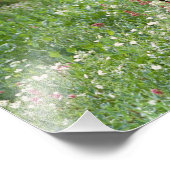 Impression Photo Bull moose Alces alces) en fleur sauvage, (Coin)