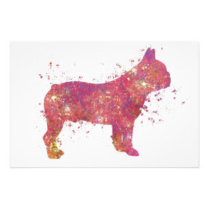 Impression Photo Bulldog Bouledogue Français Animal Chien Domestiqu