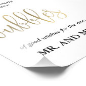 Impression Photo Bulles Sendoff Signe Choisissez Votre Taille Faux (Coin)