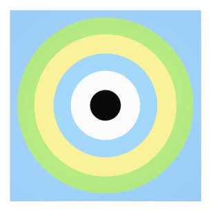 Impression Photo Bullseye combiné vert par Shirley Taylor