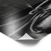 Impression Photo Bunny Jouer une guitare (Coin)