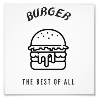 Impression Photo Burger le meilleur de tous