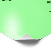 Impression Photo Business Black Vendredi Vente sur Light Green (Coin)