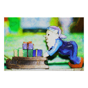 Impression Photo Busy Elf par Shirley Taylor