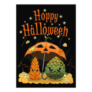 Impression Photo Buveur de bière Bière Joyeux Halloween