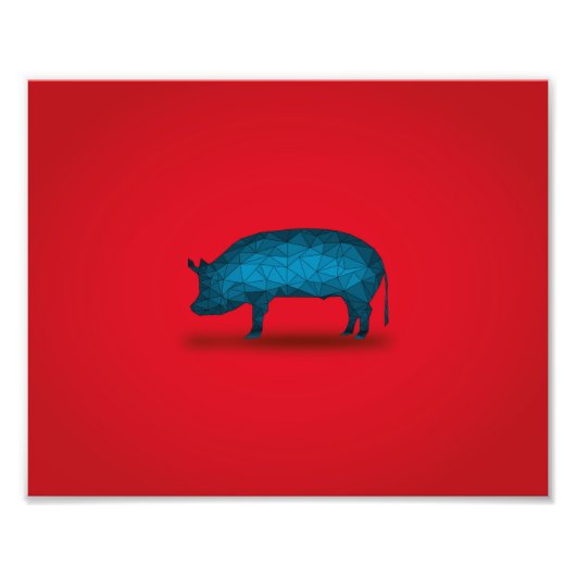 Impression Photo Ça va faire du cochon... (Devant)