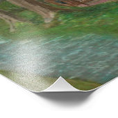 Impression Photo Cabine de journal et arbres (Coin)