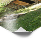 Impression Photo Cabine de journal rustique (Coin)