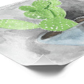 Impression Photo Cactus dans Planter (Coin)