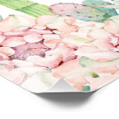 Impression Photo Cactus Twin One Prickly Pair Affiche de bienvenue  (Coin)