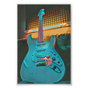Impression Photo Cadeau pour mari guitariste