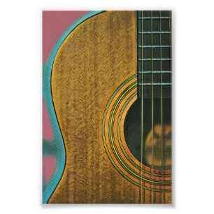 Impression Photo Cadeau pour musicien guitariste