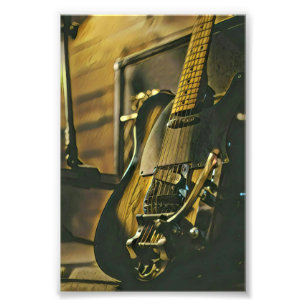 Impression Photo Cadeau pour petit ami guitariste