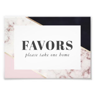 Impression Photo Cadeaux de Mariage Moderne et Chic en Marbre
