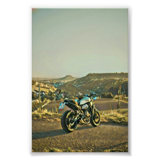 Impression Photo Cadeaux de moto (Devant)