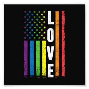 Impression Photo Cadeaux Gay Pride Hommes Femmes LGBT Drapeau Arc-e