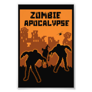 Impression Photo Cadeaux Zombie Apocalypse