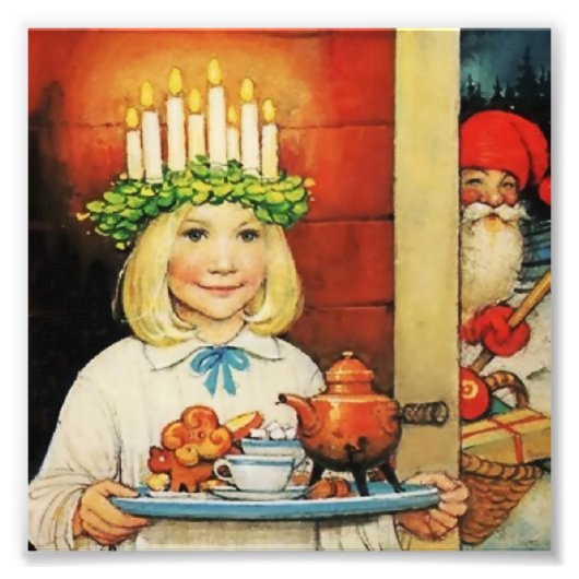 Impression Photo "Café de Noël" de Jenny Nystrom (Devant)