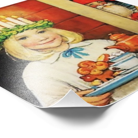 Impression Photo "Café de Noël" de Jenny Nystrom (Coin)