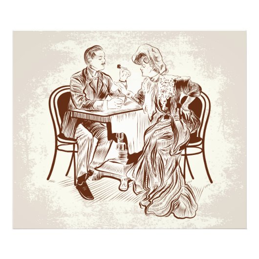 Impression Photo café et amour (Devant)