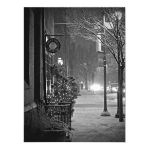 Impression Photo Café express impeccable de rue