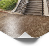 Impression Photo Café extérieur le long de River Walk et pont sur 2 (Coin)