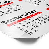 Impression Photo Calendrier de Noël 2024 du Rooster portugais (Coin)