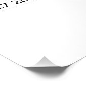 Impression Photo Calendrier minimaliste simple 2026 (Coin)