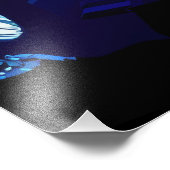 Impression Photo Camion Monstre Bleu (Coin)
