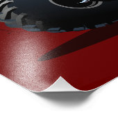 Impression Photo Camion monstre de dessin animé (Coin)