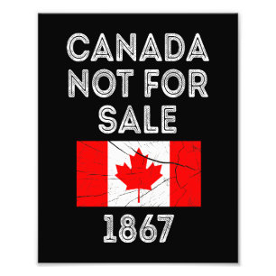 Impression Photo Canada non à vendre - Fière et patriotique