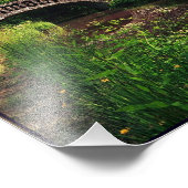 Impression Photo Canal et pont à Brecon, Pays de Galles (Coin)