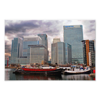 Impression Photo Canary Wharf London Docklands Angleterre Royaume-U