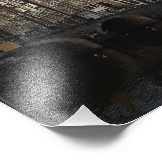 Impression Photo Canaux à Amsterdam (Coin)