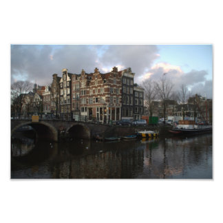 Impression Photo Canaux à Amsterdam