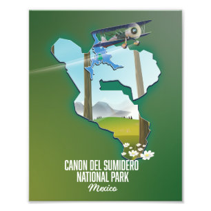 Impression Photo Canon del Sumidero, mexique carte Magnet