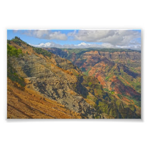 Impression Photo Canyon de Waimea, Kauai, Hawaï