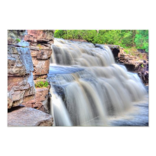 Impression Photo Canyon Falls, Michigan (Devant)