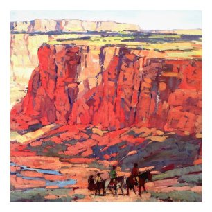 Impression Photo "Canyon Riders" Art occidental par Edgar Payne