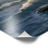 Impression Photo Cape Lookout Lighthouse Caroline du Nord au couche (Coin)