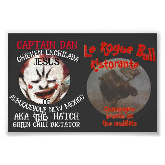 IMPRESSION PHOTO CAPITAINE DAN CHICKEN ENCHILADA JESUS ALBUQUERQUE (Devant)