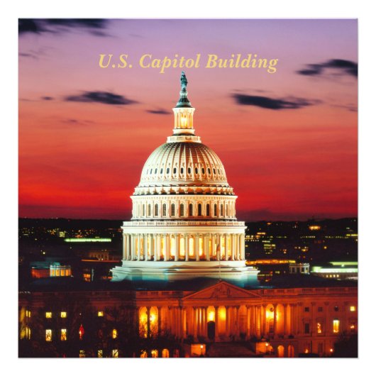 Impression Photo Capitole américain (Devant)