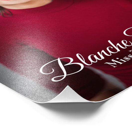 Impression Photo Capture d'écran du portrait de modèle Pageant (Coin)