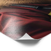 Impression Photo "Capybara à la Secourt : Pompier Extraordinair (Coin)