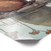 Impression Photo Capybaras dans de beaux paysages (Coin)